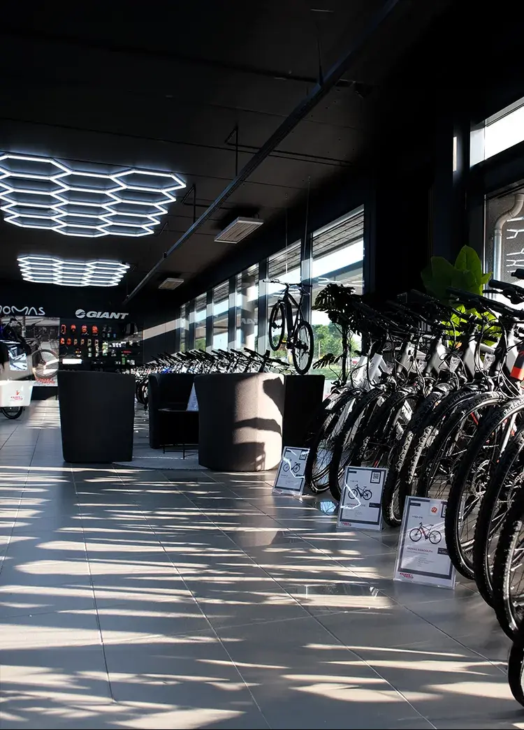 Innsiden av Kajakk & Fritids butikk i Fredrikstad